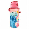 Kids Euroswan Hliníková fľaša s náustkom - Lilo & Stitch 600 ml, ružová