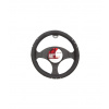 4CARS POŤAH VOLANTU čierno-chrómový