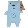 Maznáčik, dekoracia pre bábätká Z&Z Maxi Bear 46 cm, modrý
