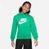 Nike Sportswear Club Fleece Jr FD2988-324 sweatshirt (178673) Black/Green XL (158-170)