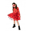 Miraculous Ladybug šaty - věk 5 - 6 roků - 110 - 115 cm