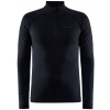 Pánske funkčné tričko s dlhým rukávom Craft CORE DRY ACTIVE COMFORT HZ čierne 1911166-B999000 - L
