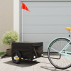 Vozík za bicykel, čierny 30 kg, železo-ForU-94080
