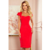 MIDI ŠATY - ČERVENÉ (ZN. NUMOCO záruka kvality. Originálne, trendy, sexi, štýlové, pohodlné.... oblečenie na každú príležitosť.)