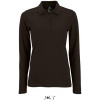 SOL´S PERFECT LSL / Dámska polokošeľa s dlhým rukávom - black L