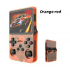 Retro konzola R36S - 64GB, oranžová - transparentná