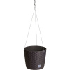 PROSPERPLAST | Květináč závěsný bez vkladu RATO ROUND WS - umbra 25,6 cm 02011