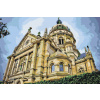Vymalujsisam.sk Maľovanie podľa čísiel - Kostol Christ Mainz Veľkosť: 40x60cm, Rám: Bez rámu, iba zrolované plátno