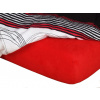 Dadka Jersey prestieradlo červené rozmer 220x220 cm.