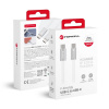 Kábel Cable USB C to USB C Forcell F-Energy Qc4.0 Pd 5A 240W Cafule Color 2 M Cbn1 White
