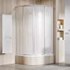 RAVAK SUPERNOVA SKCP4 SABINA 90cm sprchový kút štvrťkruhový znížený, profil satin, plast pearl, 31177VU0011