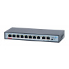 MaxLink PoE switch PSBT-10-8P-250 (náhrada za PSAT-10-8P-250), 10x LAN/8x PoE 250m, 802.3af/at/bt