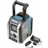 Makita DMR115 odolné rádio, DAB, DAB plus , AUX, Bluetooth, USB, voděodolné, nárazuvzdorné, tyrkysová, černá, stříbrná