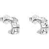 EVOLUTION GROUP 31253.1 krištáľové náušnice dekorované krištáľmi Swarovski (925/1 000, 1,4 g)