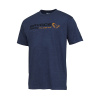 Savage Gear Tričko Signature Logo T-Shirt Blue Melange L