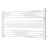 Kúpeľňový radiátor STICK LEVEL biela farba Varianta: Farba - Biela, Odporúčaná vykurovacia tyč - 400 W, Rozmer A - 80 cm, Rozmer C - 55.5 cm, Typ pripojenia - Stredové 50 mm