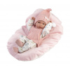 Llorens 63504 NEW BORN HOLČIČKA - realistická bábika s celovinylovým telom - 35 cm