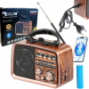 RÁDIO FM AKUMULÁTOROVÉ PRENOSNÉ RETRO VINTAGE BLUETOOTH REPRODUKTOR USB GOLON