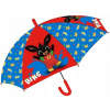 Zajíček Bing deštník dětský modro červený