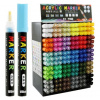 Popisovač M&G Acrylic Marker 2 mm akrylový, displej mix 30 farieb x 6 ks