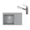 Franke Sety - Set G219, fragranitový drez CNG 611-78 TL/2 a batéria FC 3055.084, sivý kameň/chróm 114.0650.827