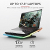TRUST Stojan na notebook GXT1126 AURA LAPTOP COOLING STAND (chladící podložka) 24192