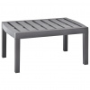 zahrada-XL Záhradný stolík, mokka 78x55x38 cm, plast 48816