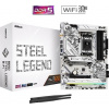 ASRock B650 Steel Legend WiFi / AMD B650 / AM5 / 4x DDR5 DIMM / 3x M.2 / HDMI / DP / USB-C / WiFi / ATX