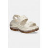 Šľapky Crocs Classic Mega Crush Sandal dámske, hnedá farba, na platforme, 207989.214