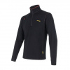 Sensor Merino Upper pánská mikina krátký zip černá XL