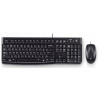 LOGITECH MK120 Desktop (920-002536) USB / Optická / Áno / Numerická klávesnica / CZ lokalizácia / Čierna / Čierna