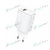 Nabíjačka FONENG EU64 18W USB-A s LED indikátorom biela