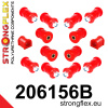 206156B: Front and rear suspension kit 25mm 13mm Black