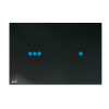 ALCADRAIN NIGHT LIGHT-3-SLIM Ovládacie tlačítko bezdotykové SLIM s podsvietením - sklo-čierna (ALCADRAIN NIGHT LIGHT-3-SLIM Ovládacie tlačítko bezdotykové SLIM s podsvietením - sklo-čierna)