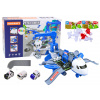 LEAN TOYS Interaktívne lietadlo skladacie policajná stanica 2v1 DIY