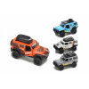 Kovové terénne auto 12 cm s otváracími dverami a spätným natiahnutím - 4 farby