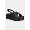 Kožené sandále Love Moschino dámske, čierna farba, na platforme, JA16187I0MIA0000 EUR 39