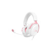 HyperX Cloud III White/Pink Gaming Headset Slúchadlá s mikrofónom Kábel Pres hlavu Hranie Ružová, Biela (9W1Q4AA)