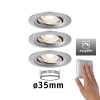 Paulmann Nova mini Plus LED easydim 3 kusy železo - 92973