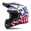 Motokrosová prilba CASSIDA Cross Cup Sonic čierno/modro/červeno/biela XS