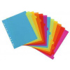 Registre Happy Fluo, rôzne farby, plastový, A4 maxi, 12 dielny, VIQUEL