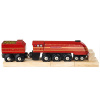 Bigjigs Rail Replika lokomotívy Duchess of Hamilton + 3 koľaje Bigjigs Rail Replika lokomotívy Duchess of Hamilton + 3 koľaje