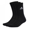 adidas CUSHIONED CREW SOCKS 3 PAIRS Black/White 12.5k - 1