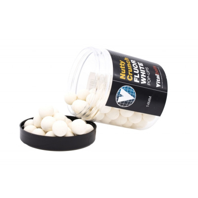 Pop-Up Vitalbaits Nutty Crunch Fluor White 80g - 14 mm