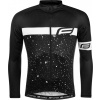 dres FORCE SPRAY dlouhý rukáv, černo-bílý Velikost: XL