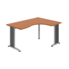 OFFICE PRO s.r.o. HOBIS kancelársky stôl pracovný tvarový, ergo ľavý - FE 2005 L, čerešňa