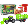 Traktor na skrutkovanie DIY s návesom Poľnohospodársky stroj Skrutkovač