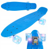 MalPlay Svietiaci skateboard čierny LED RGB KOLIESKA