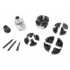 Samocentrovacie skľučovadlo CK2-4S pre sústruh na drevo, 50 mm, s adaptérmi a príslušenstvom (TrueTech)