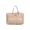 Childhome Cestovná taška Family Bag Puffered Beige